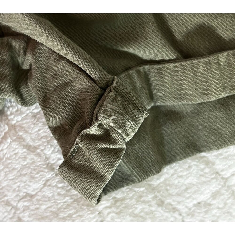 Scotch & Soda Army Green Cotton Twill Shorts Drawstring Elastic Waist Size XS - Picture 9 of 9